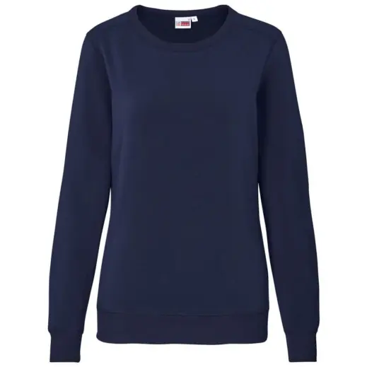 Ladies Quinn Crew Neck Sweater Navy Front